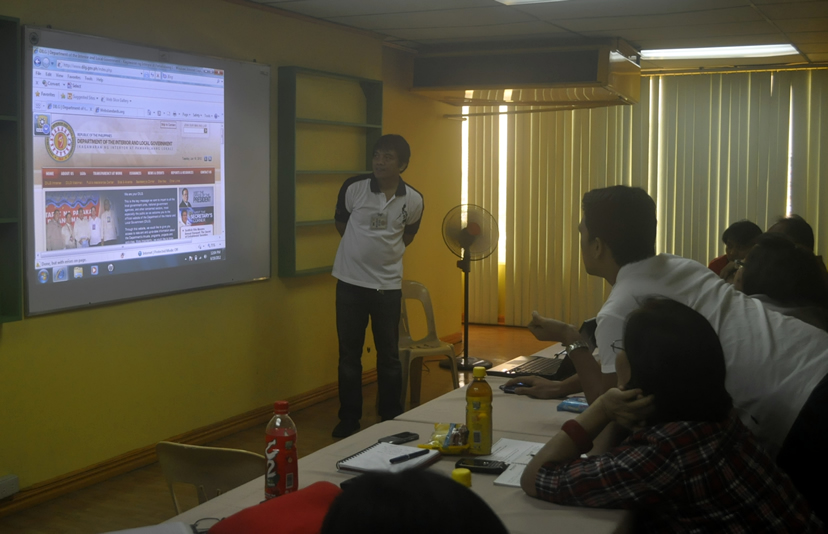 Sir Jojo discusses the accessibility issues of DILG website.